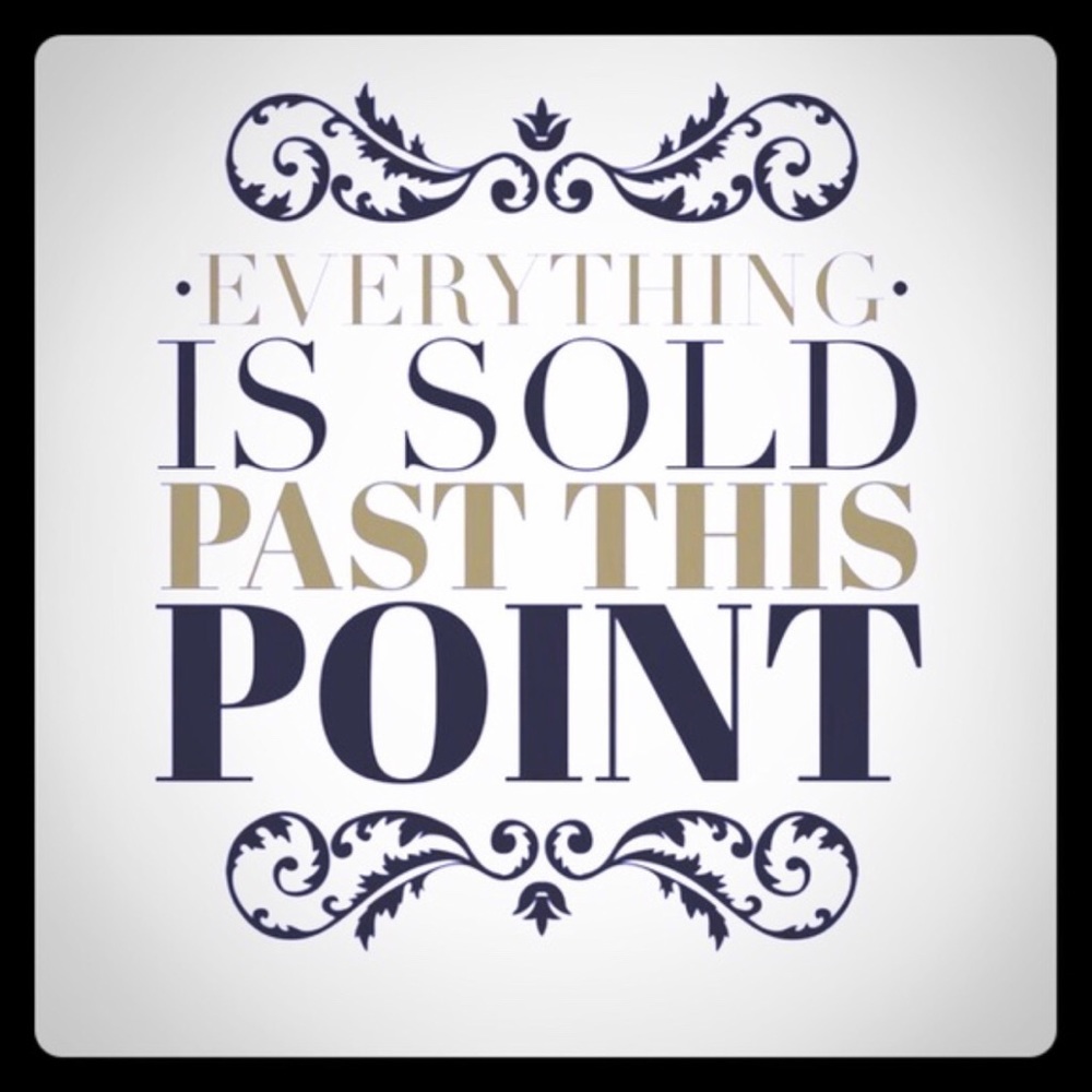 SOLD out. Pls do not re-share sold items. Thanks!!